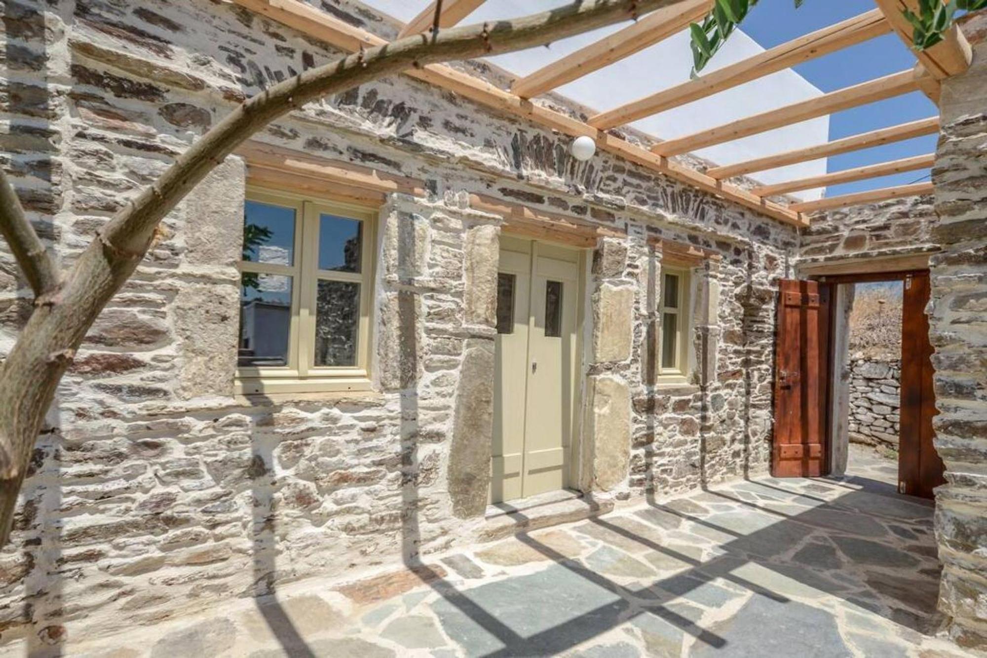 Villa Anthemion Naxos With Outdoor Jacuzzi Ano Sangrion Eksteriør billede